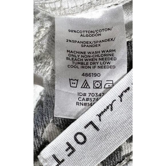 Ann Taylor LOFT Leopard Print Jeans Modern Skinny Ankle Pants Womens 8/10 - Picture 8 of 11